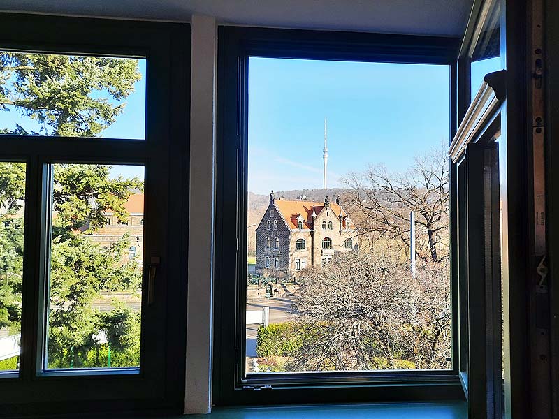 Hotel Dresden Elberadweg Fernsehturm